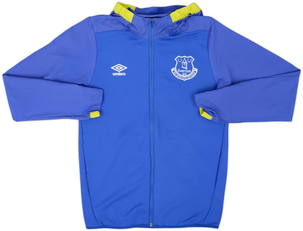 2015-16 Everton Umbro Hooded Track Jacket - 8/10 - (S)
