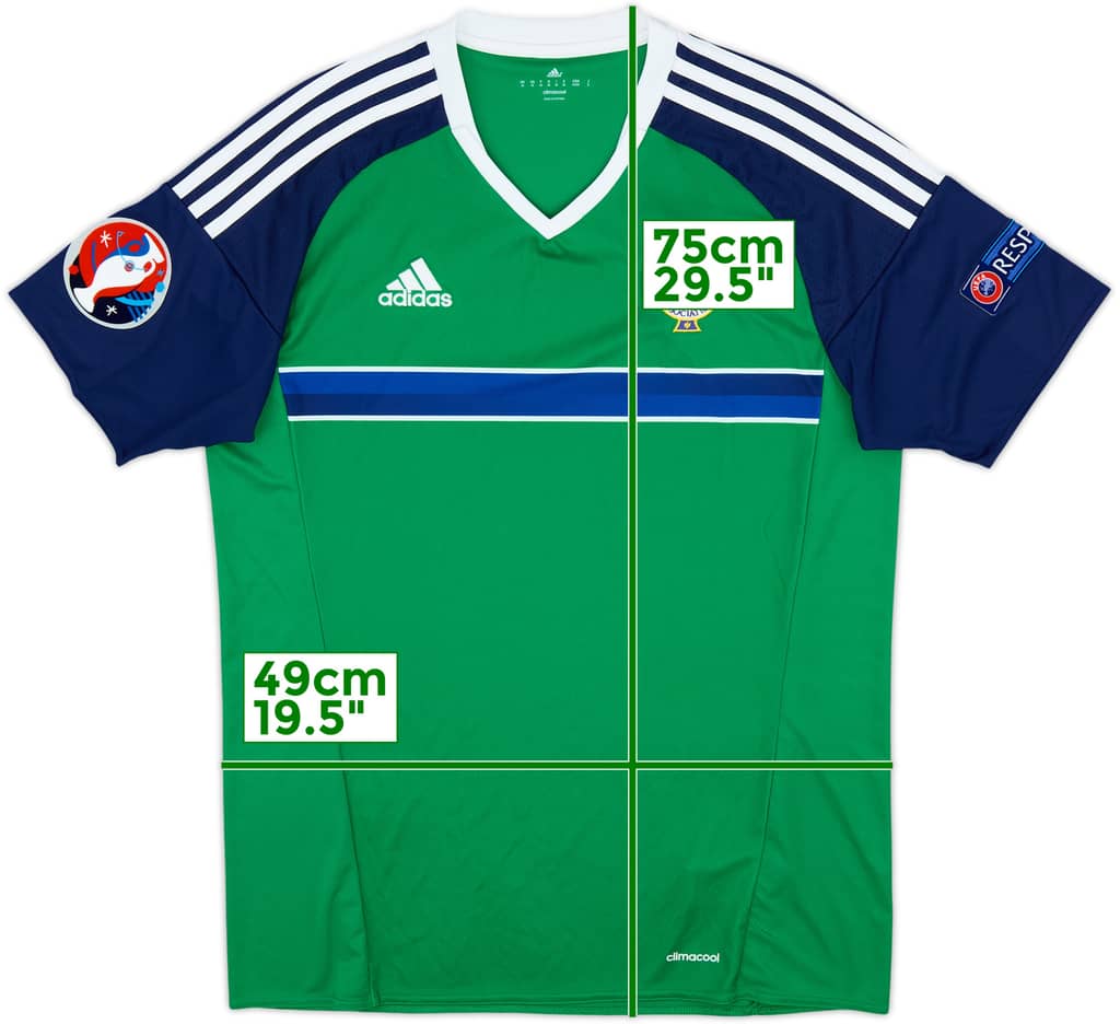 2016-17 Northern Ireland Home Shirt - 10/10 - (M)