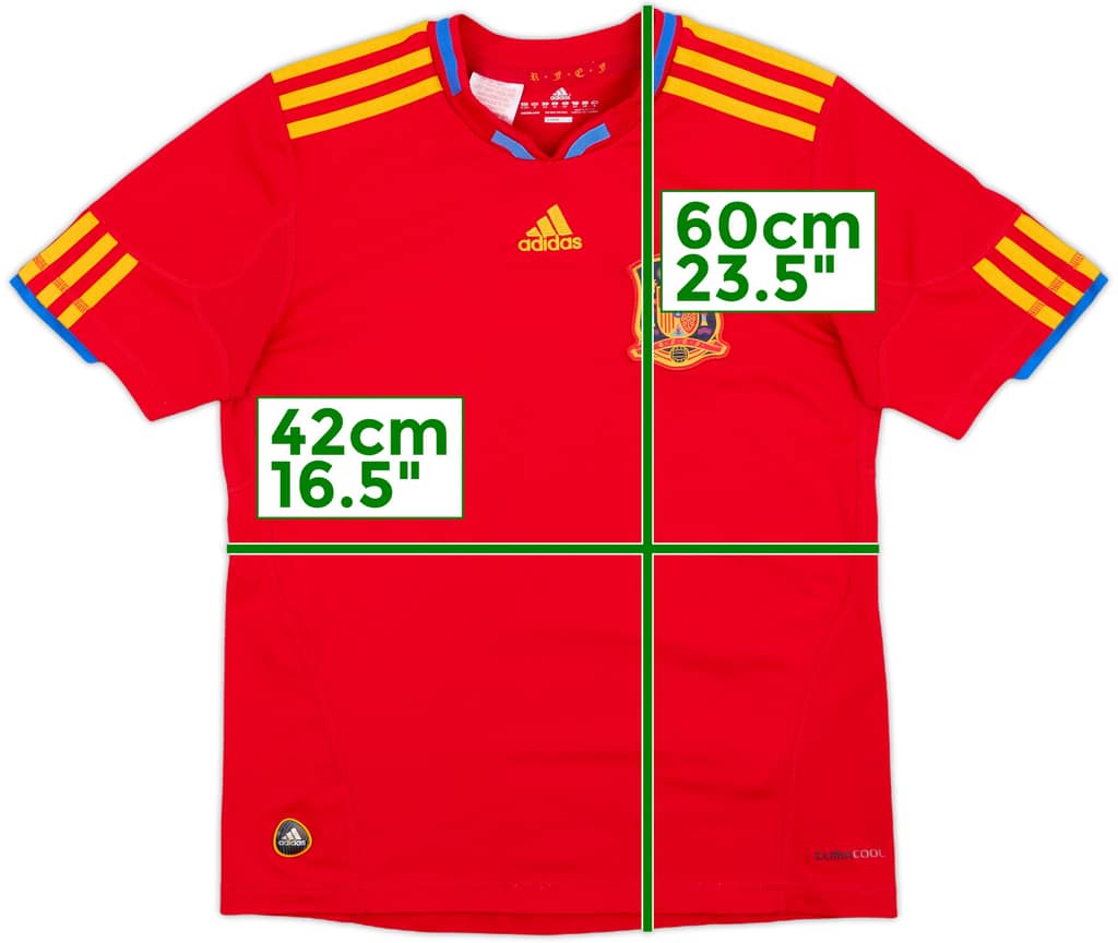 2009-10 Spain Home Shirt - 9/10 - (M.Boys)