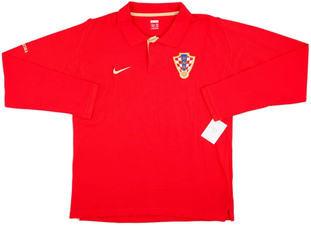 2008-09 Croatia Nike Polo L/S Shirt (XL)
