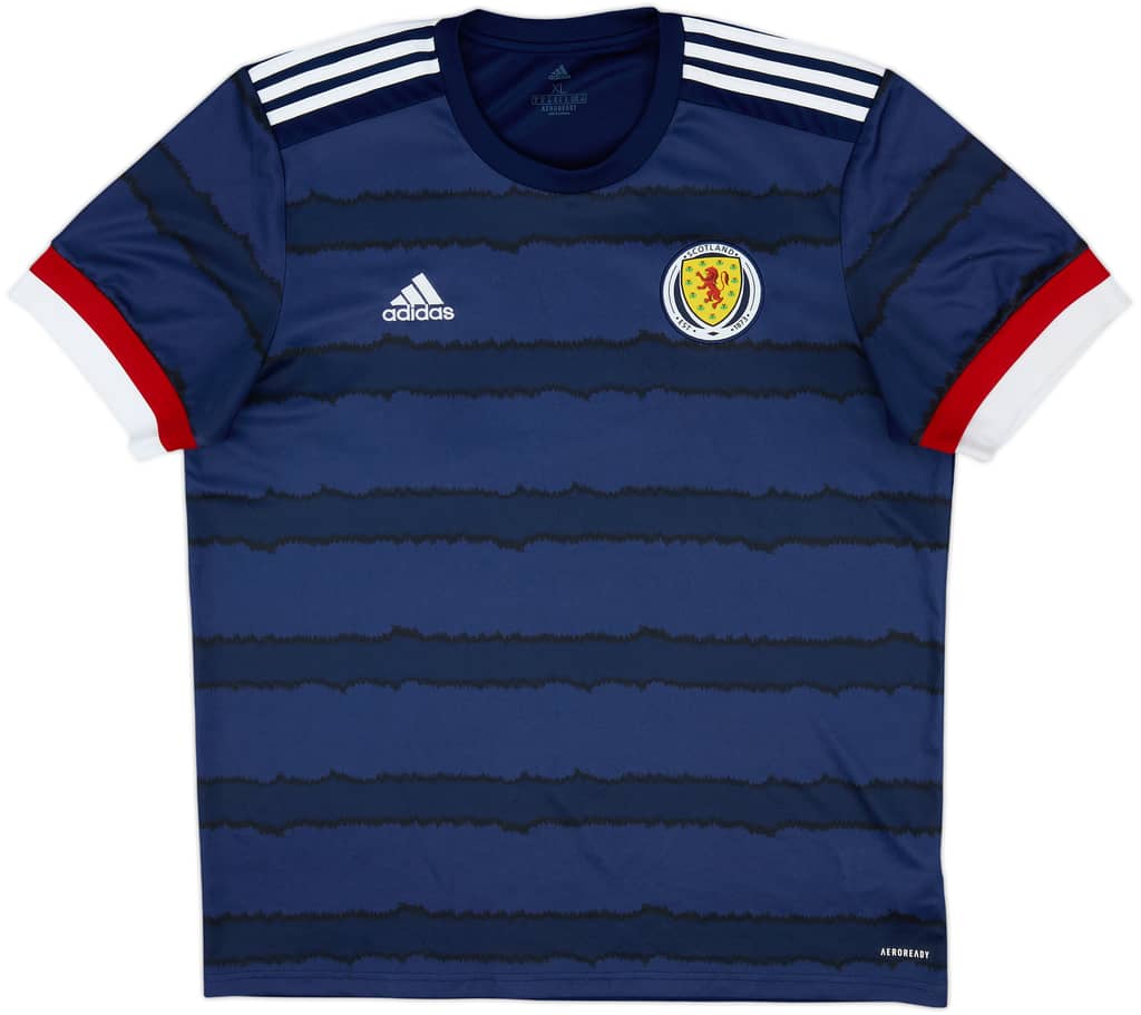 2020-22 Scotland Home Shirt - 8/10 - (XL)