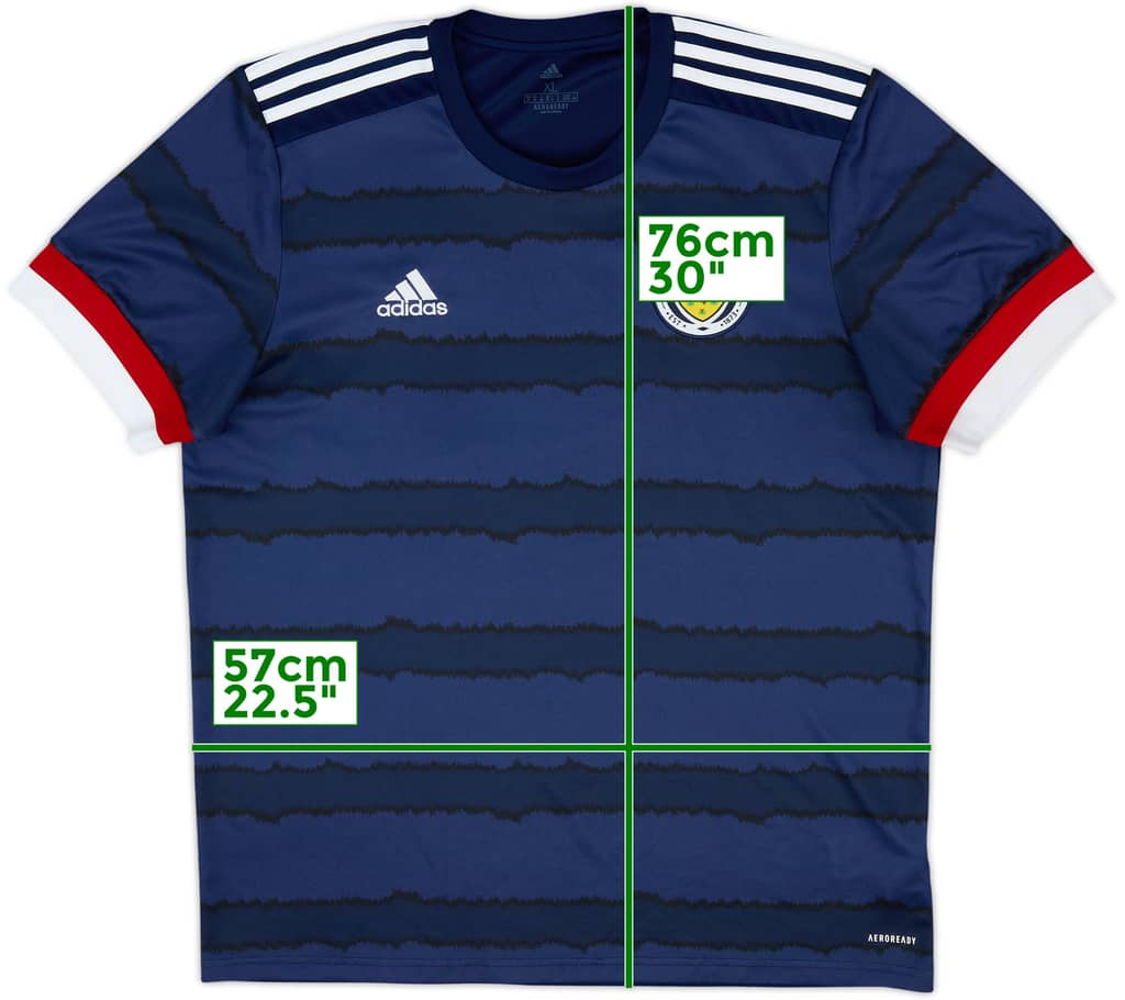 2020-22 Scotland Home Shirt - 8/10 - (XL)