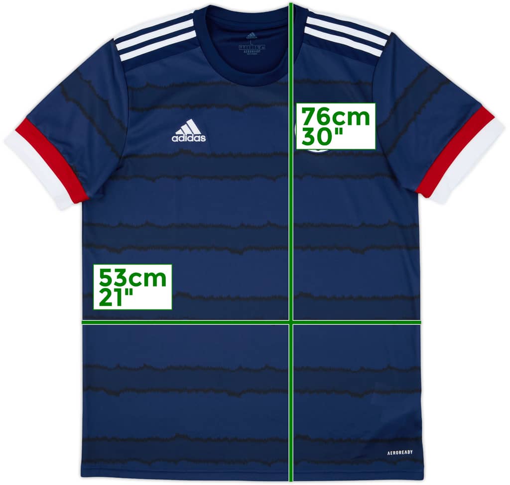 2020-22 Scotland Home Shirt - 10/10 - (L)