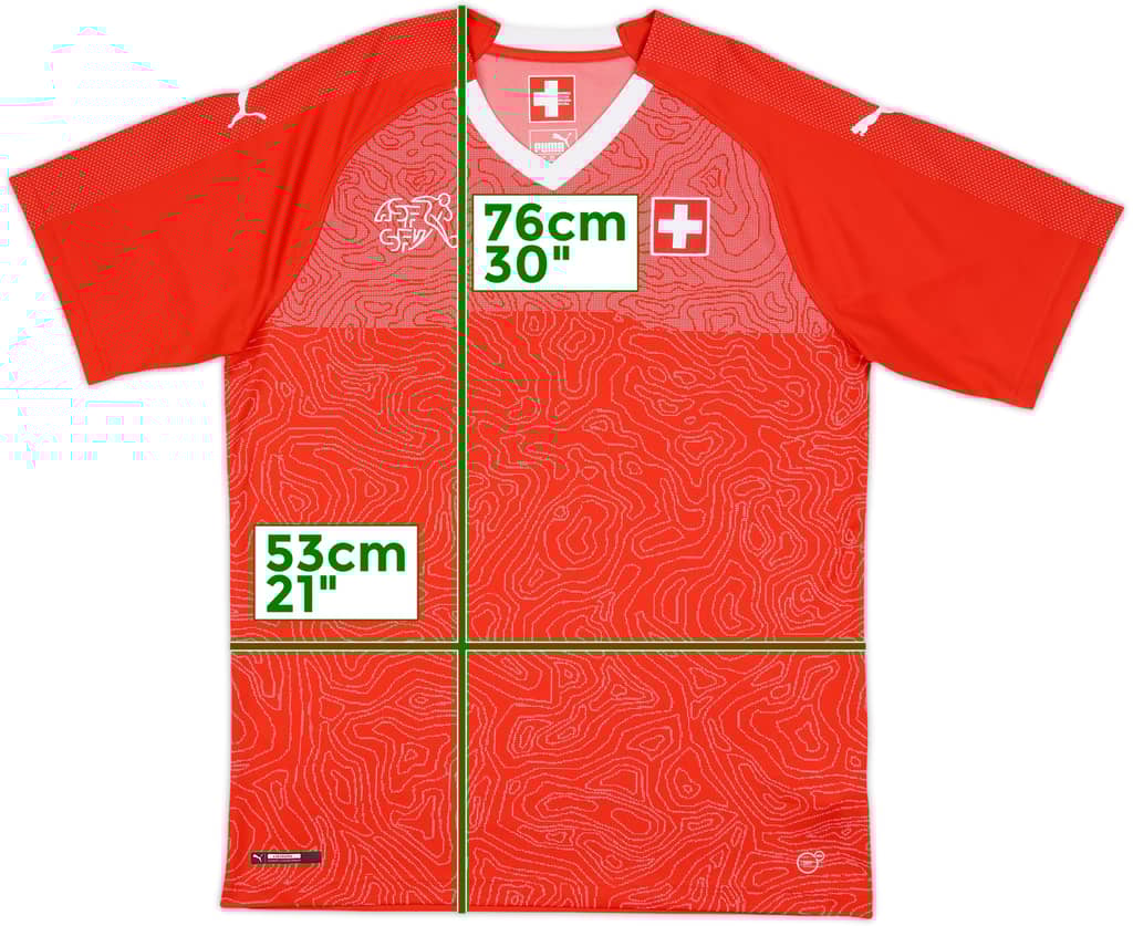 2018-20 Switzerland Home Shirt - 8/10 - (L)