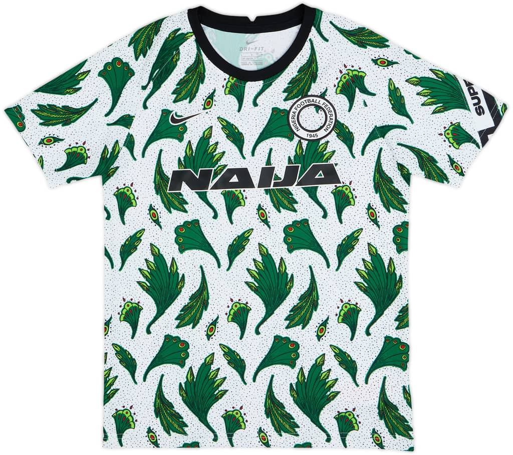 2020-21 Nigeria Nike Training Shirt - 8/10 - (L.Boys)