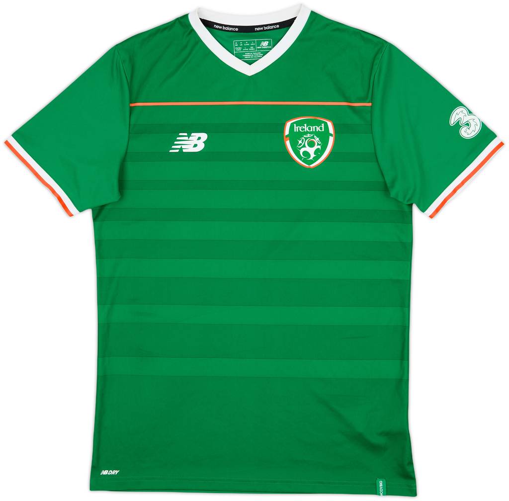 2017-18 Ireland New Balance Training Shirt - 9/10 - (M)