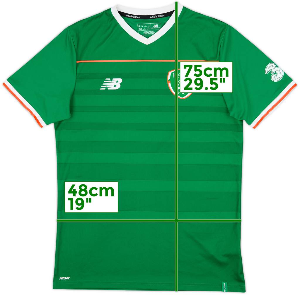 2017-18 Ireland New Balance Training Shirt - 9/10 - (M)