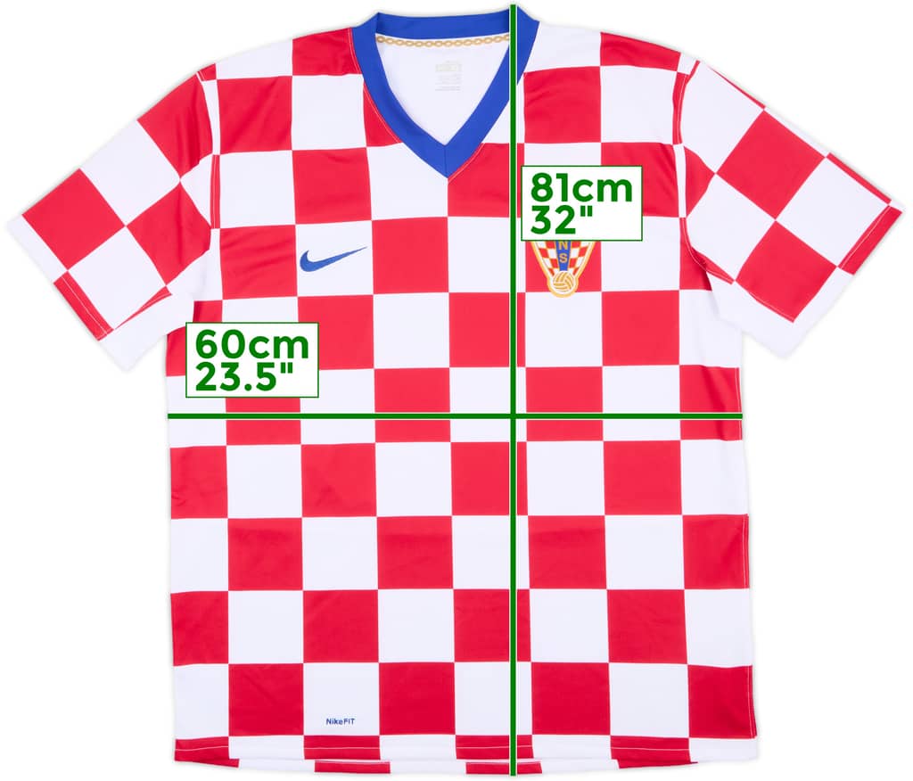 2008-09 Croatia Home Shirt - 9/10 - (XL)