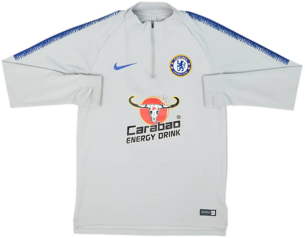 2018-19 Chelsea Nike 1/4 Zip Drill Top - 7/10 - (S)
