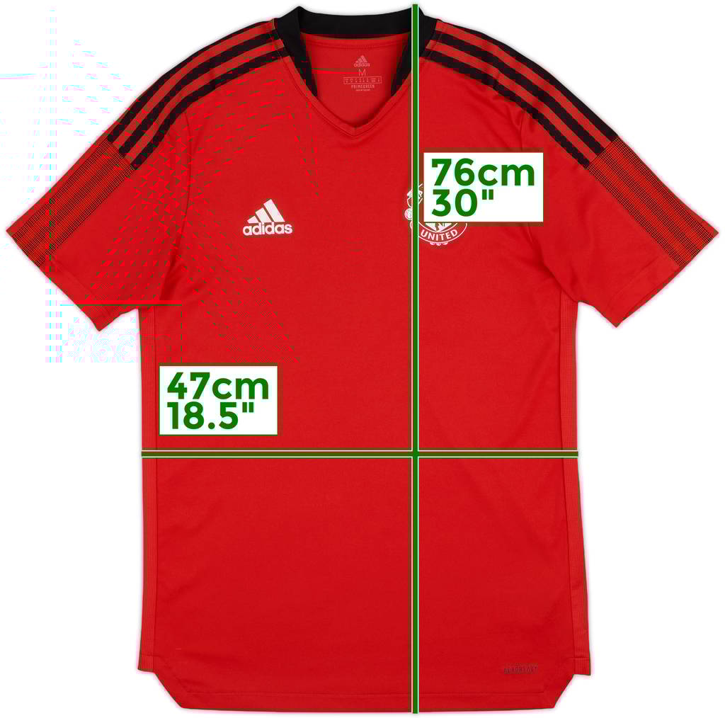 2021-22 Manchester United adidas Training Shirt - 10/10 - (M)
