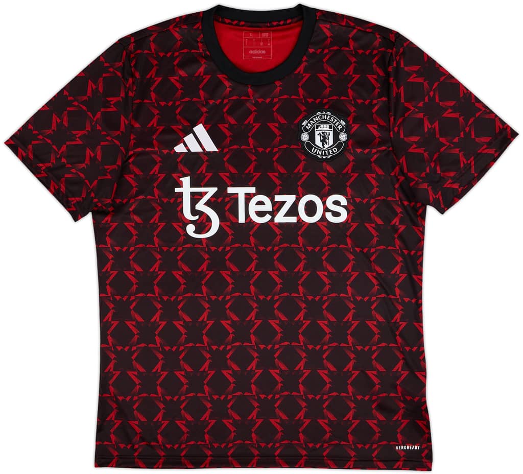 2024-25 Manchester United adidas Training Shirt - 10/10 - (L)