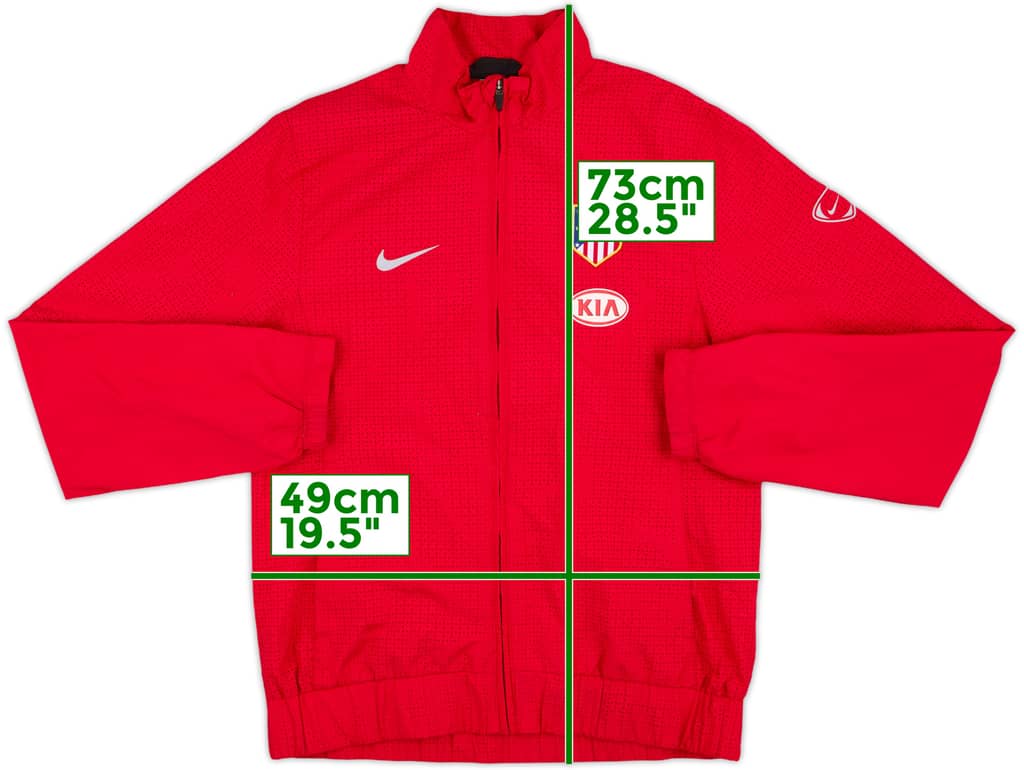 2009-10 Atletico Madrid Nike Track Jacket - 8/10 - (M)