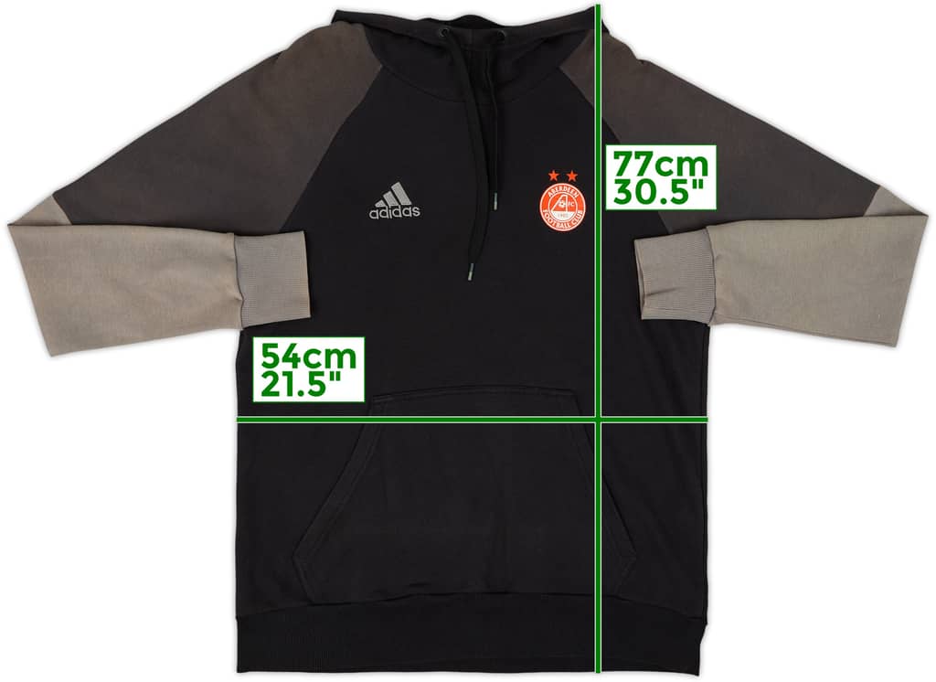 2016-17 Aberdeen adidas Hooded Sweat Top - 8/10 - (L)
