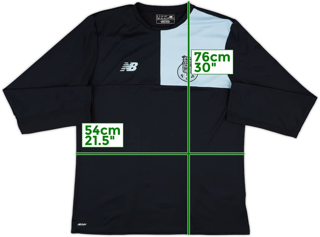 2016-17 Porto New Balance Training L/S Shirt - 8/10 - (XL)