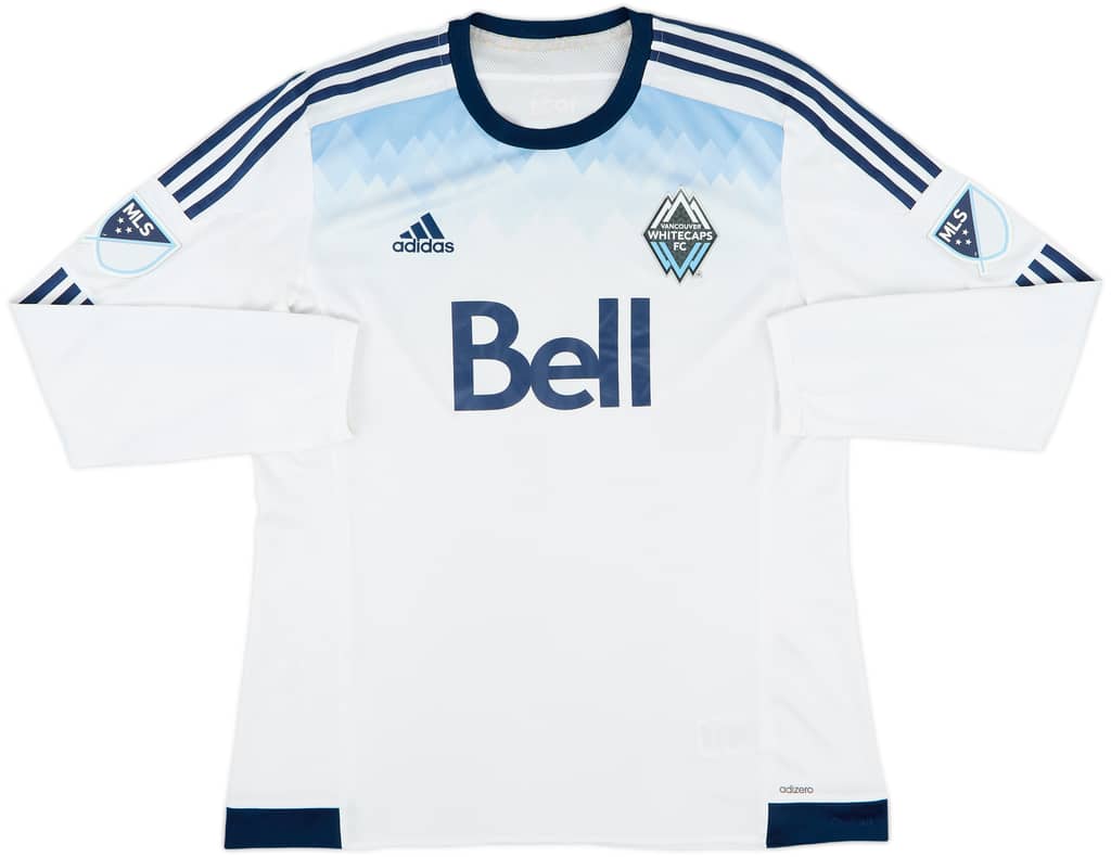 2015-16 Vancouver Whitecaps Authentic Home L/S Shirt - 7/10 - (XL)