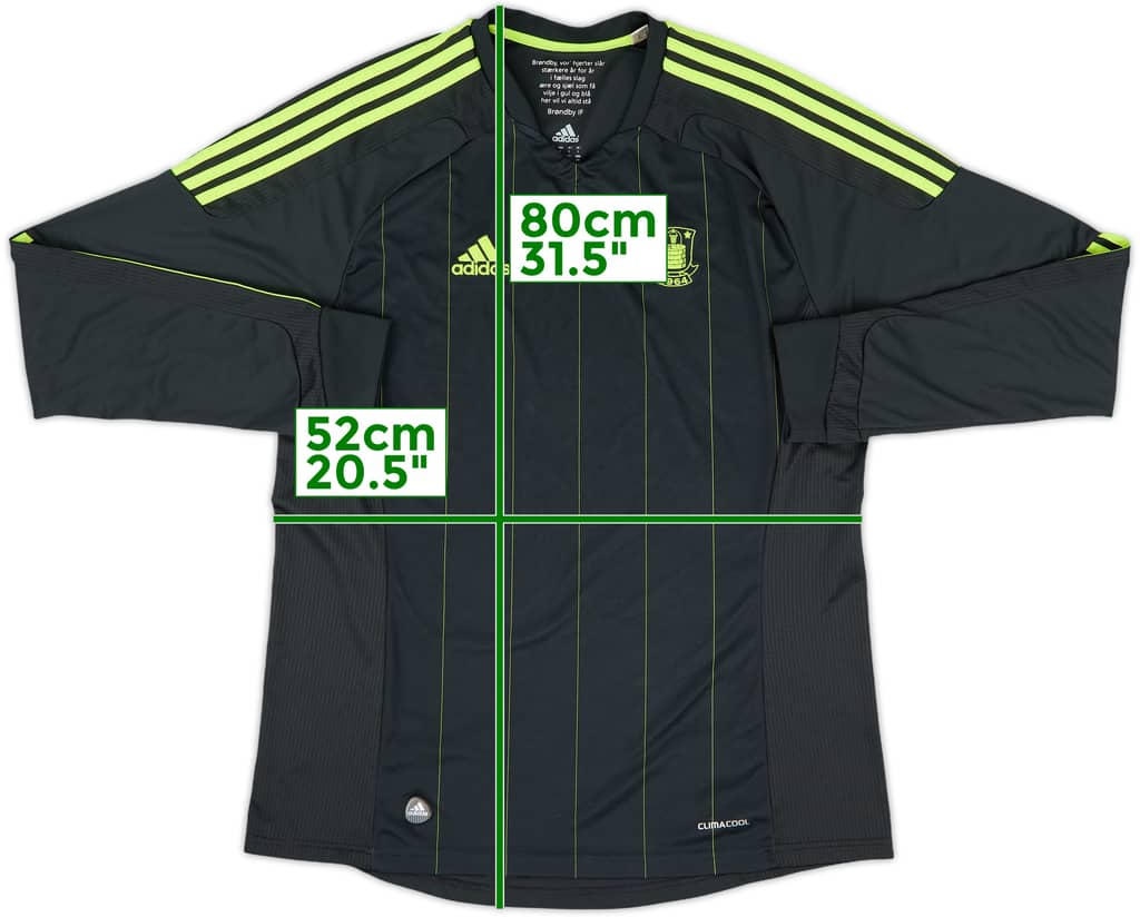 2011-12 Brondby Away L/S Shirt - 9/10 - (L)