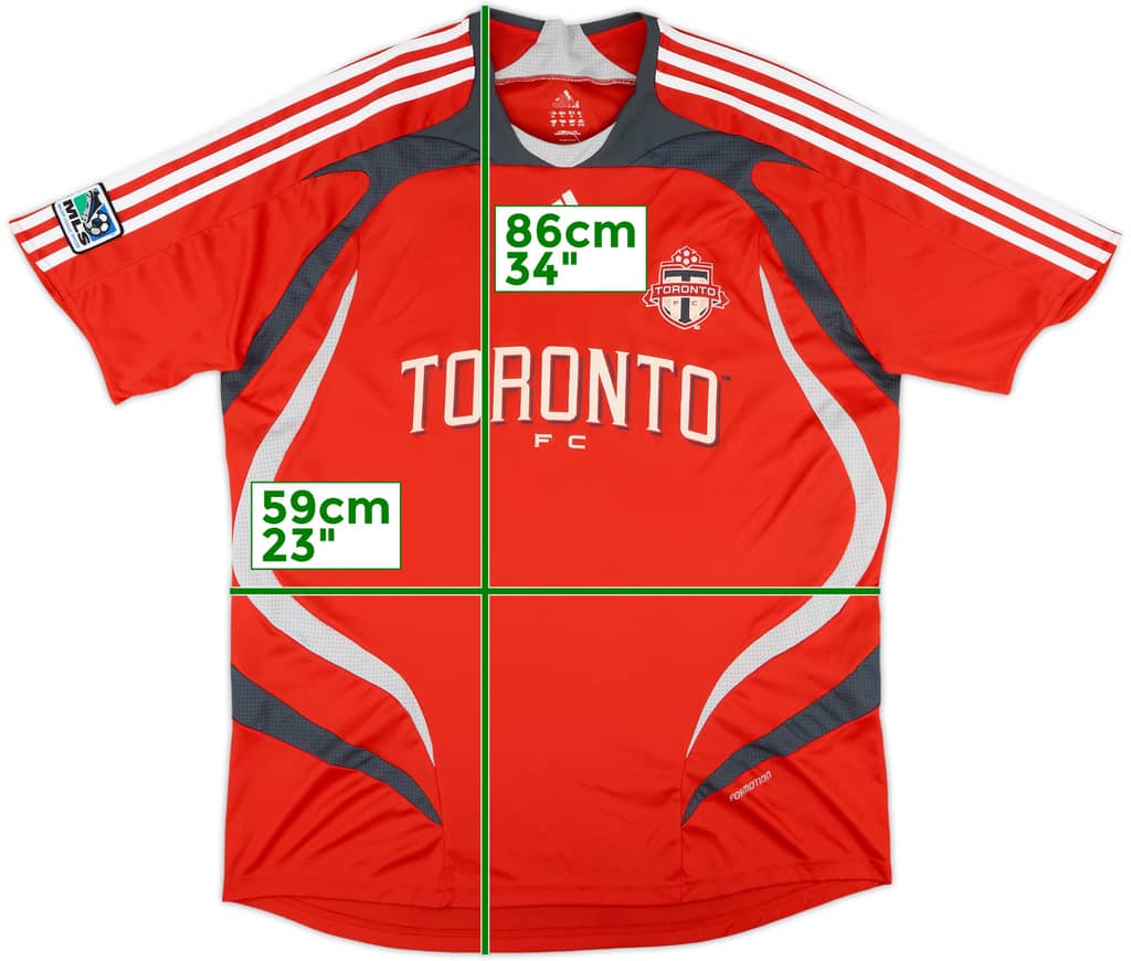 2007-08 Toronto FC Home Shirt - 8/10 - (XL)
