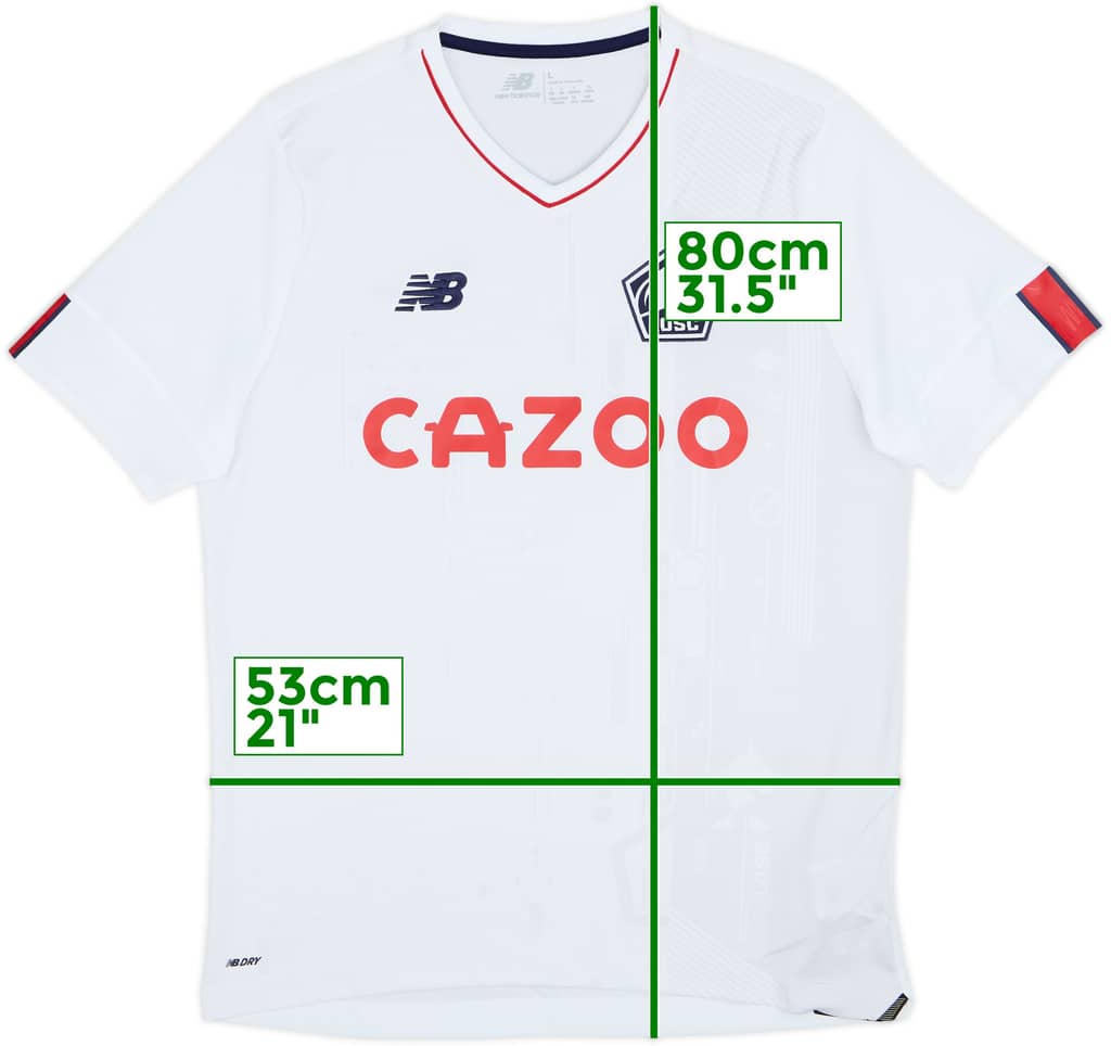 2022-23 Lille Away Shirt - 10/10 - (L)