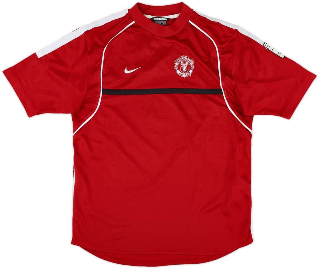 2002-03 Manchester United Nike Training Shirt - 9/10 - (M)
