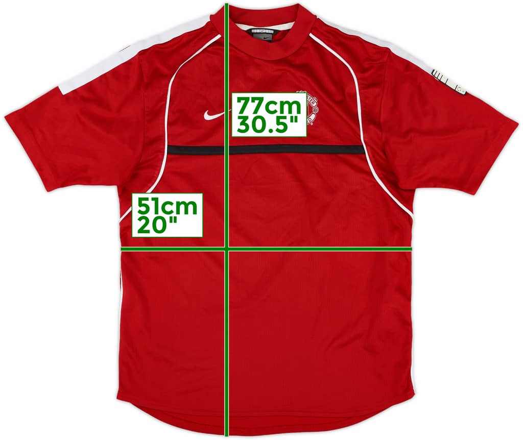 2002-03 Manchester United Nike Training Shirt - 9/10 - (M)