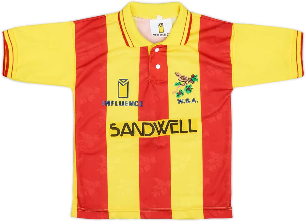 1991-92 West Brom Away Shirt - 8/10 - (5-6 Years)
