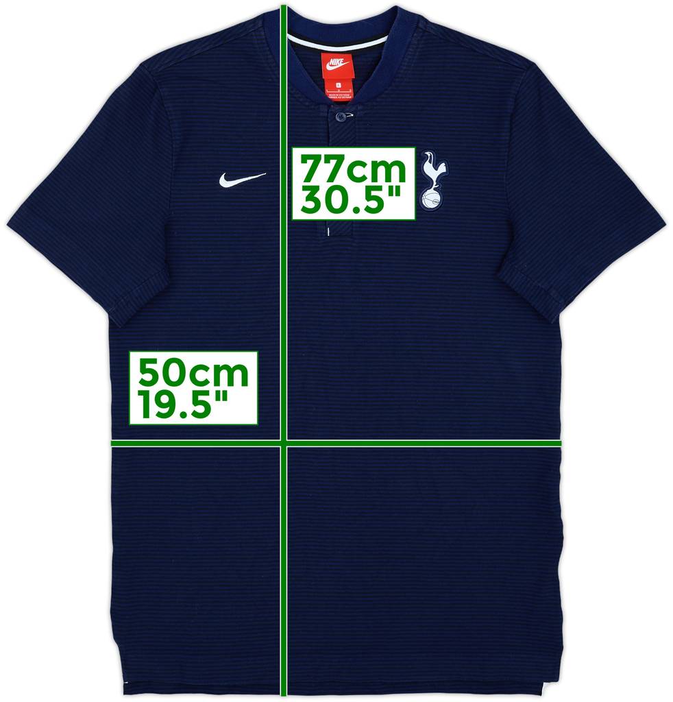 2017-18 Tottenham Nike Polo Shirt - 8/10 - (L)