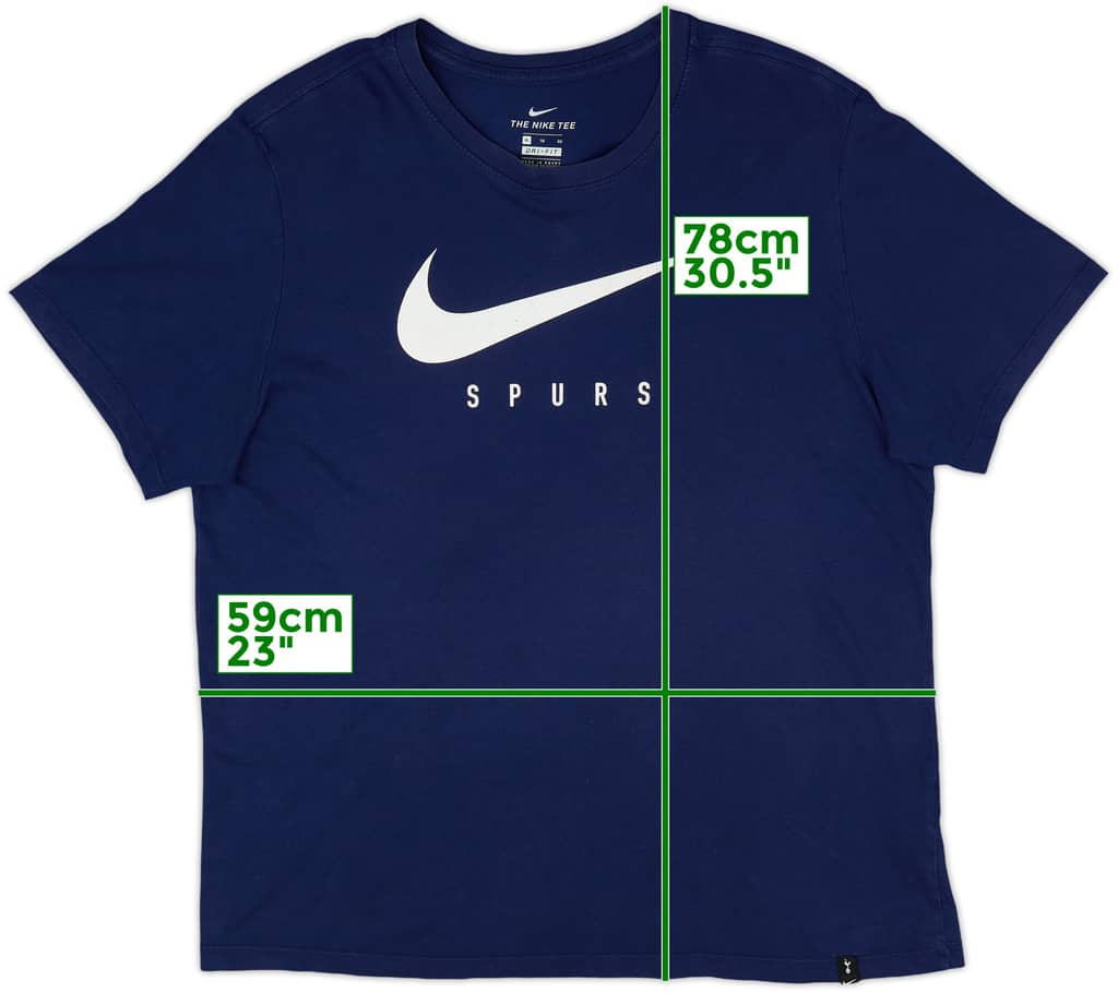 2019-20 Tottenham Hotspur Nike Cotton Tee - 6/10 - (XL)