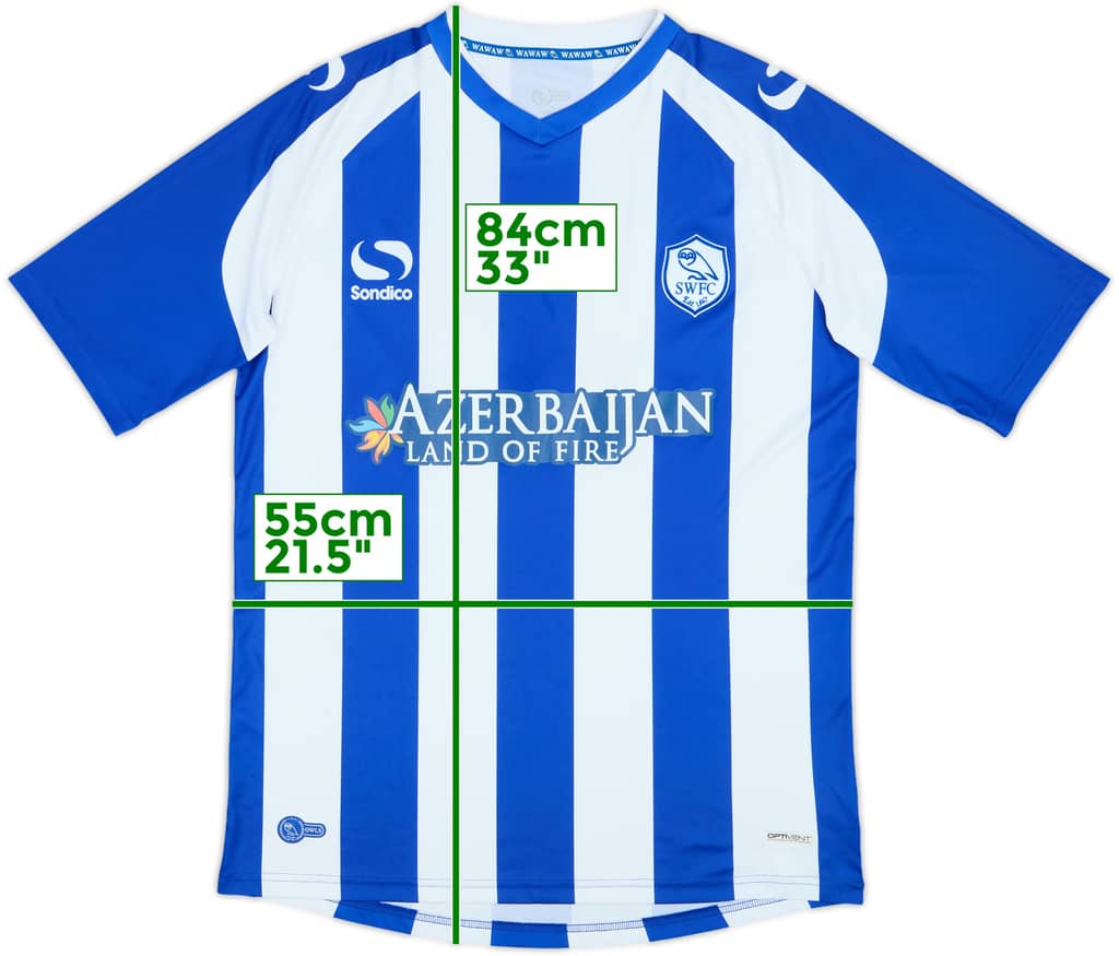 2014-15 Sheffield Wednesday Home Shirt - 8/10 - (L)