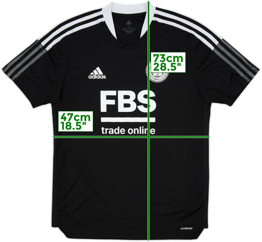 2021-22 Leicester adidas Training Shirt - 8/10 - (M)