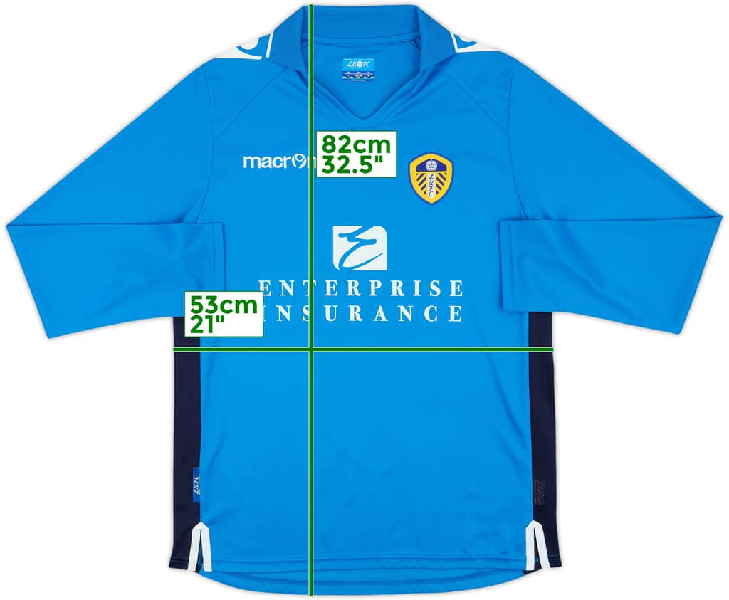 2012-14 Leeds United Away L/S Shirt - 8/10 - (M)