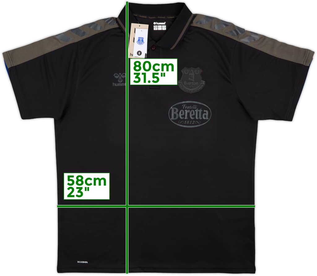 2021-22 Everton Hummel Polo Shirt (XXL)