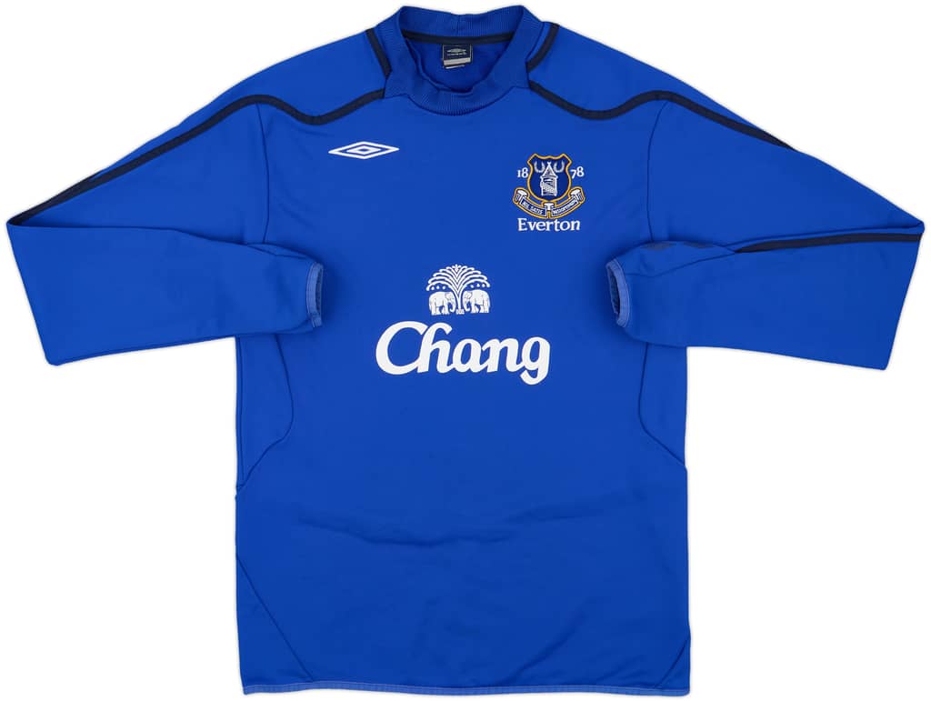 2007-08 Everton Umbro Sweat Top - 7/10 - (L)