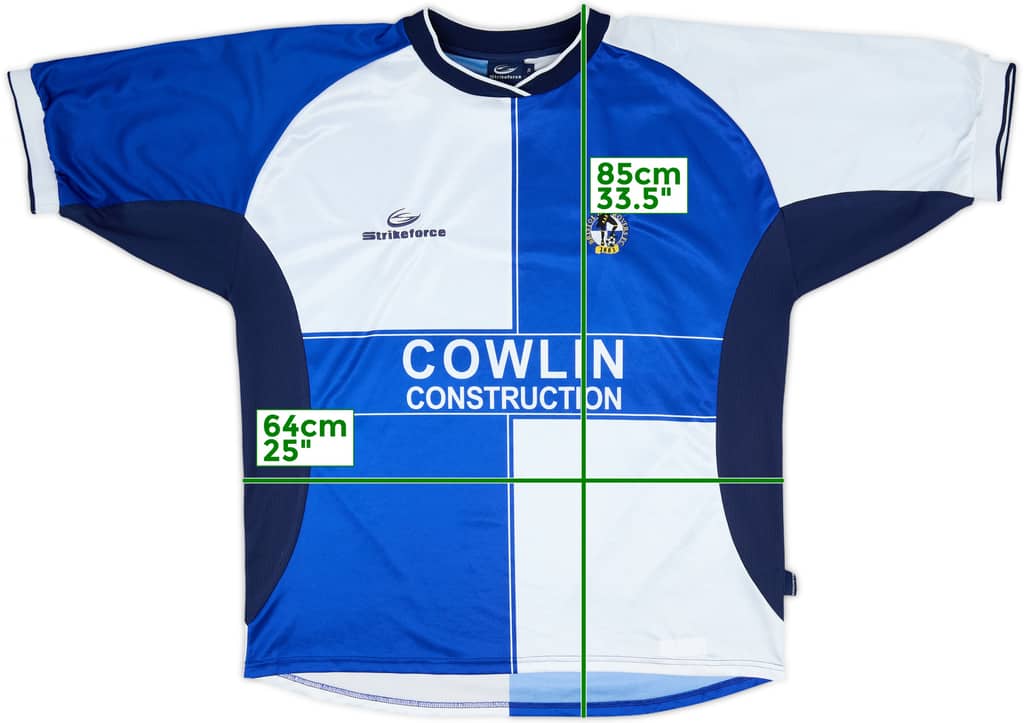 2003-04 Bristol Rovers Home Shirt - 8/10 - (XL)
