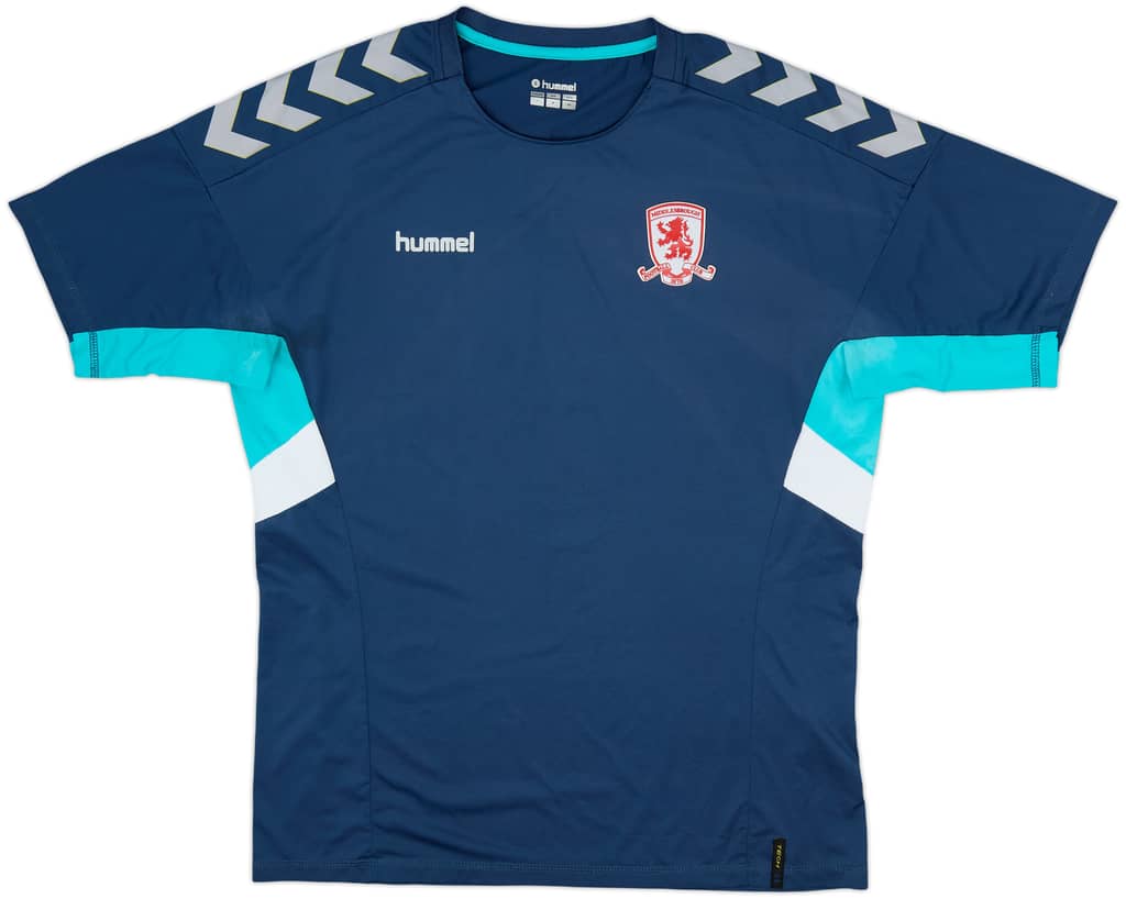 2018-19 Middlesbrough Hummel Training Shirt - 9/10 - (L)