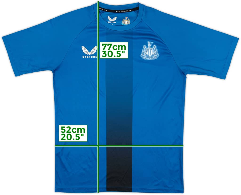 2022-23 Newcastle Castore Training Shirt - 9/10 - (M)