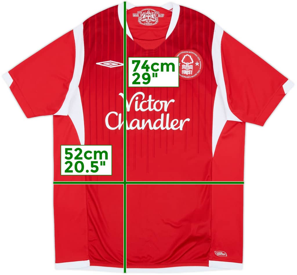2009-10 Nottingham Forest Home Shirt - 7/10 - (M)