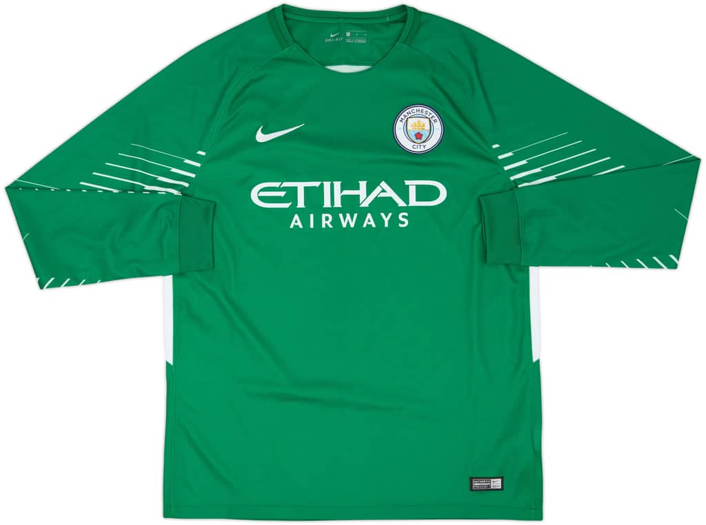 2017-18 Manchester City GK Shirt - 8/10 - (L)