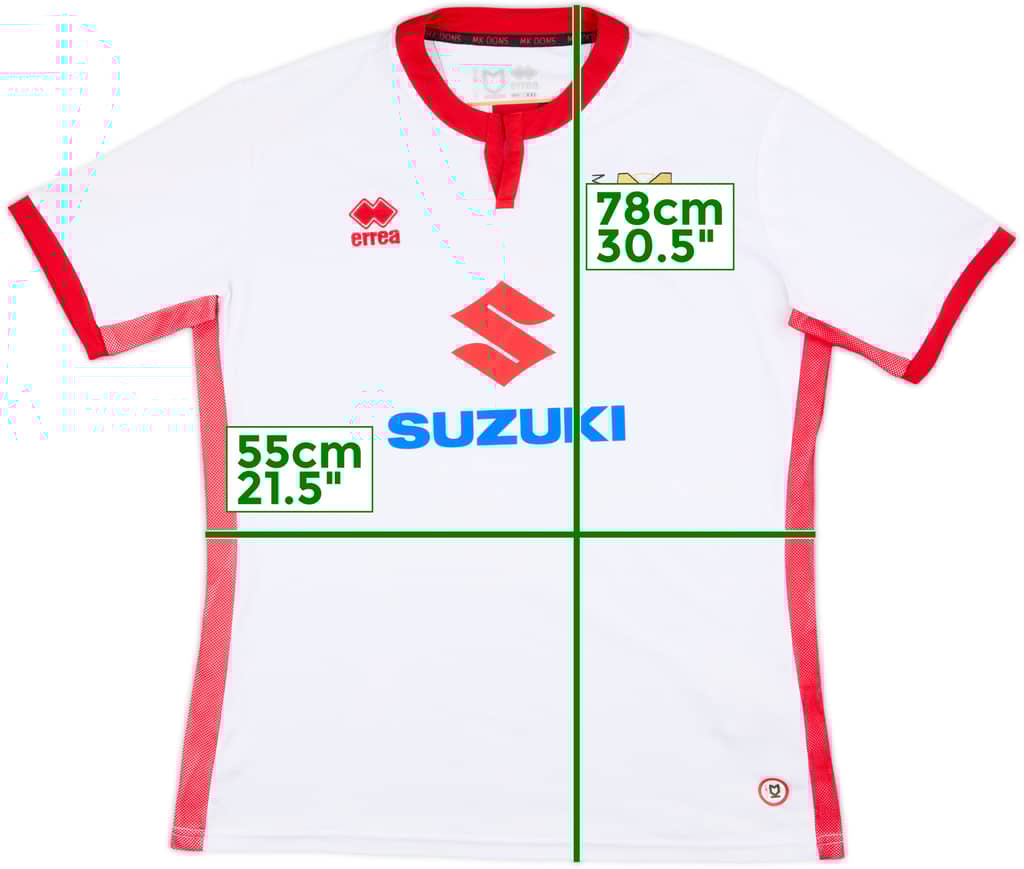 2017-18 MK Dons Home Shirt - 9/10 - (XXL)