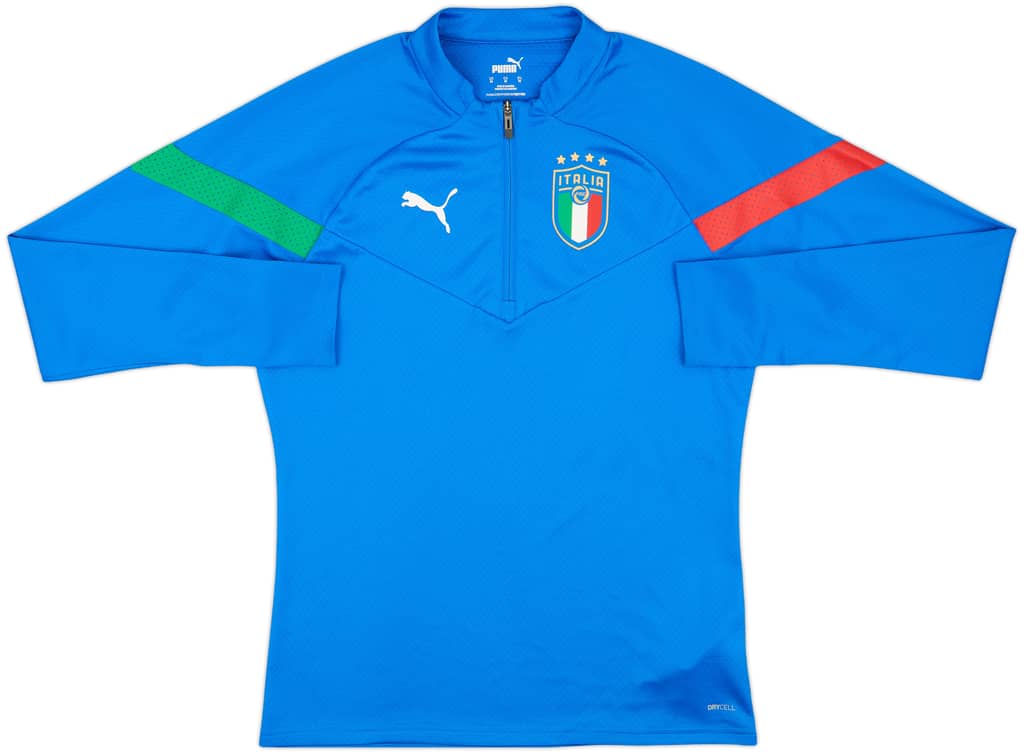 2022-23 Italy Puma 1/4 Zip Drill Top - 9/10 - (M)