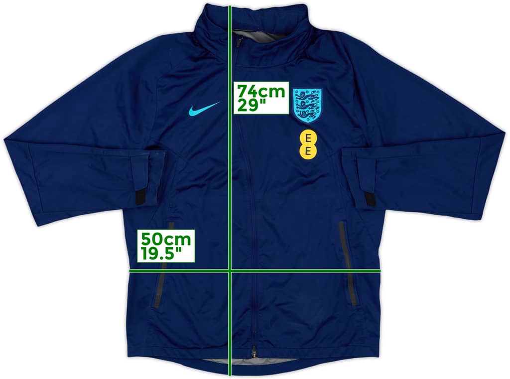 2022-24 England Nike Hooded Track Jacket - 8/10 - (M)