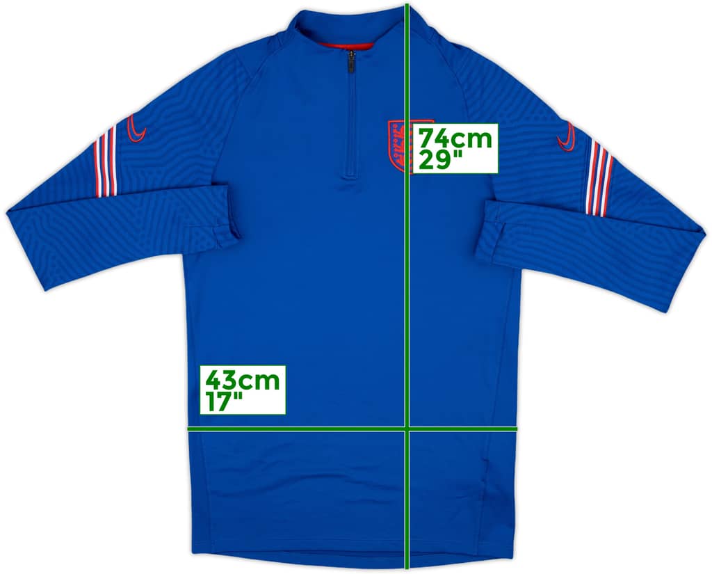 2020-21 England 1/4 Zip Training Top - 8/10 - (S)
