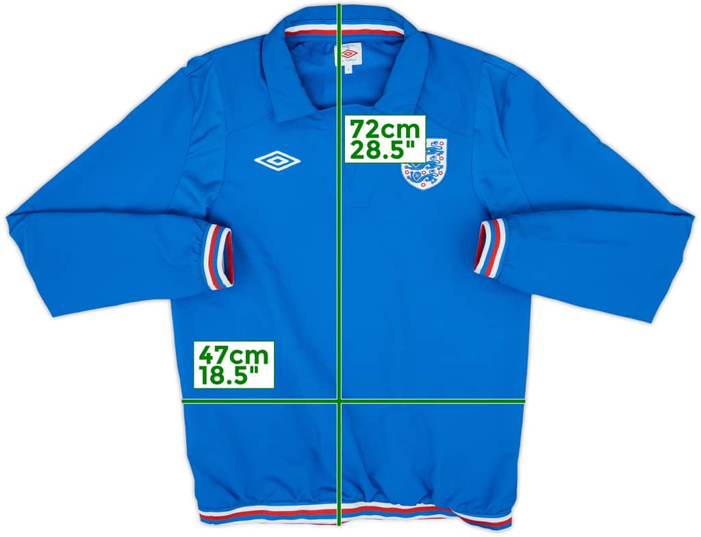 2010-11 England Umbro Drill Top - 8/10 - (M)