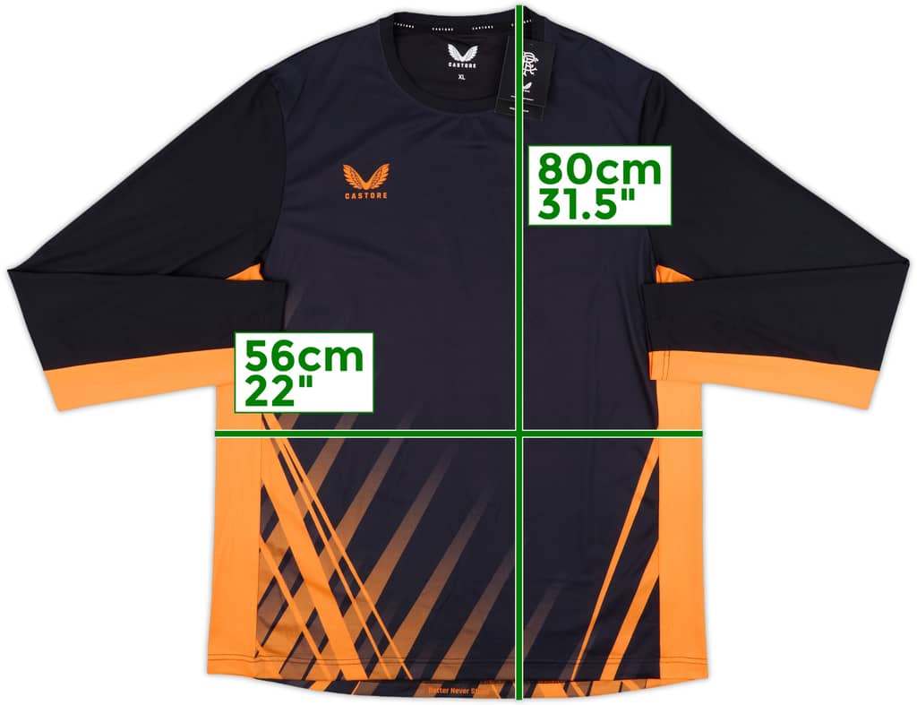 2020-21 Rangers Castore Training L/S Shirt (XL)