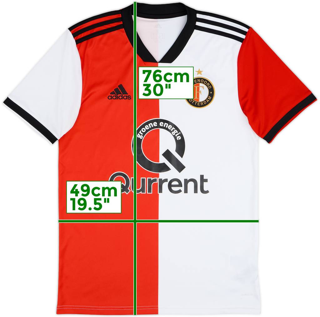 2018-19 Feyenoord Home Shirt - 10/10 - (S)