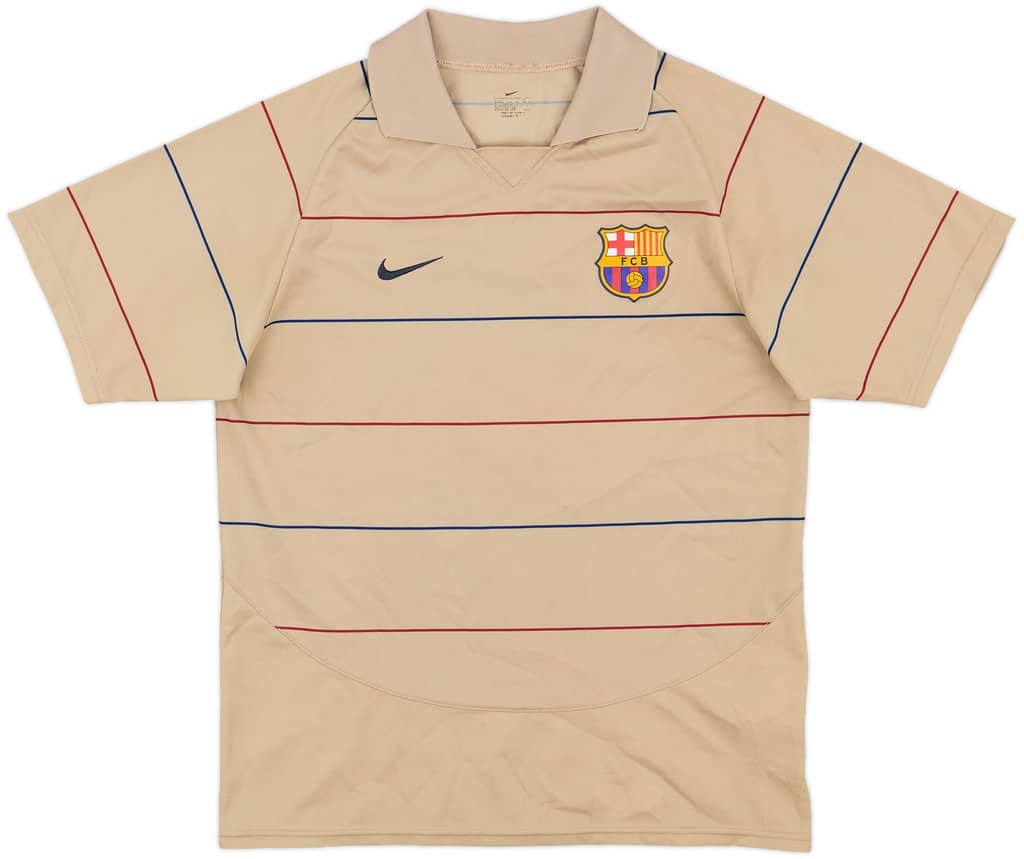 2003-05 Barcelona Basic Away Shirt - 8/10 - (L.Boys)