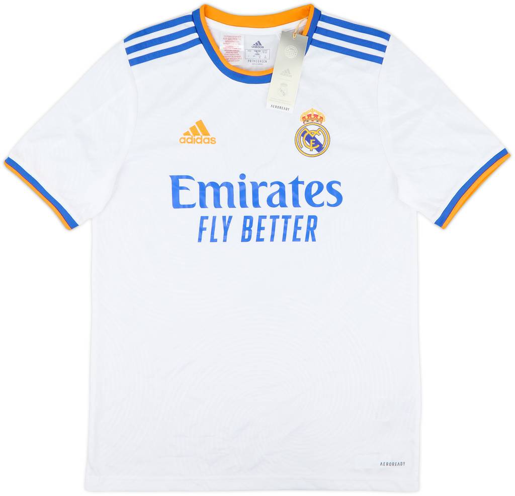 2021-22 Real Madrid Home Shirt (XL.Boys)