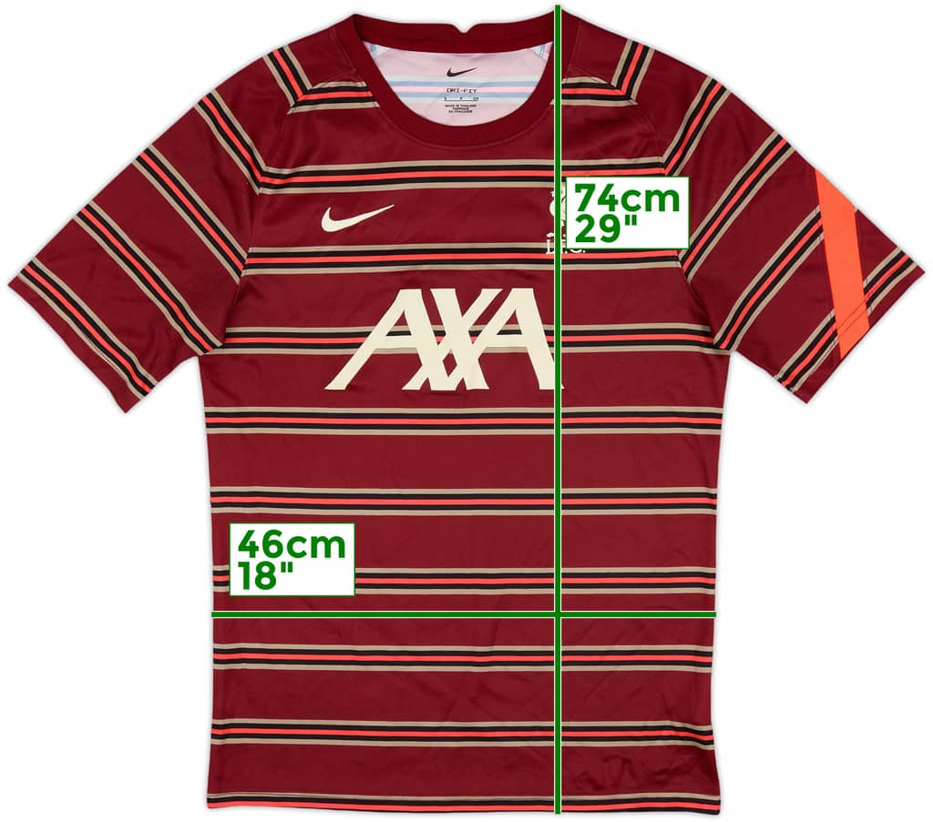 2021-22 Liverpool Nike Training Shirt - 7/10 - (S)