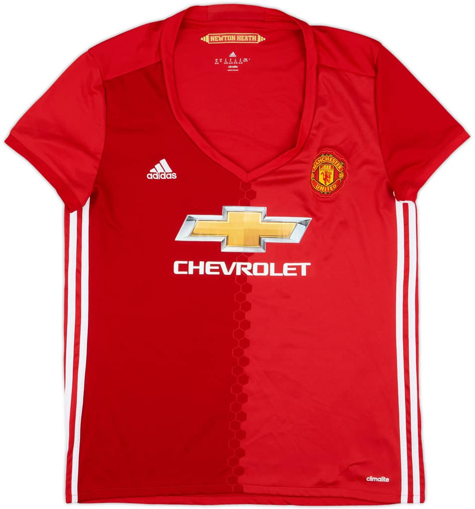 2016-17 Manchester United Home Shirt - 8/10 - (Women's XL)