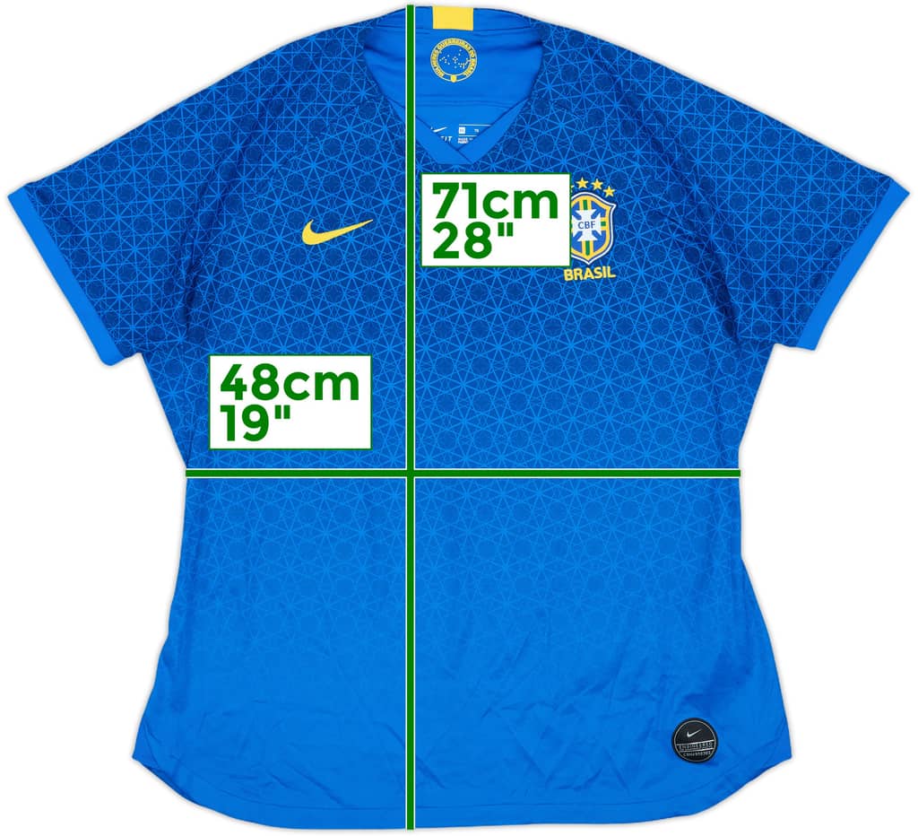 2019-20 Brazil Women Away Shirt - 8/10 - (Women's XL)
