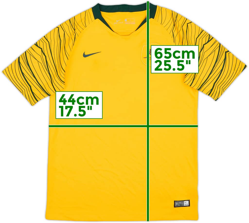 2018-20 Australia Home Shirt - 8/10 - (Women's XL)